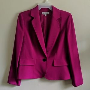 Kasper Blazer size 14 Purple Fushia one button